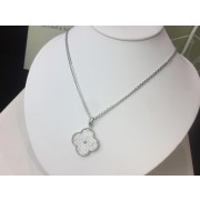 Van Cleef & Arpels Magic Alhambra Long Necklace 1 Motif White Gold With Diamond 24mm Pendant