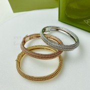 Van Cleef Arpels Perlee Pearls of Gold Bracelet 5 Rows Yellow Gold/Rose Gold/White Gold