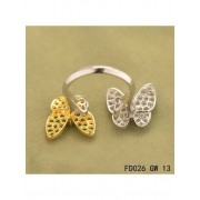Van Cleef Arpels Two Butterfly Between The Finger Ring Yellow Gold Tsavorite Garnets