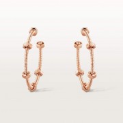 Ecrou De Cartier Earrings Yellow Gold/Rose Gold/White Gold