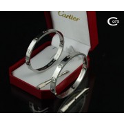 Cartier Couple Bracelet White Gold B6041000 (New Version C Prevent Screws Fall Out)