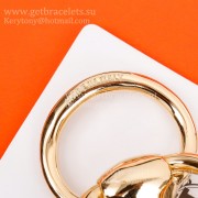 High Quality Hermes Mors Scarf Ring/Buckle in Rose Gold