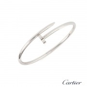 Premium replica Cartier Juste Un Clou Bracelet White Gold B6037615
