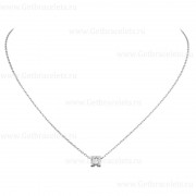 Replica C DE Cartier Necklace White Gold with Diamons N7405500