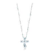 Tiffany Elsa Peretti Cross Pendant Necklace US Sale Women Jewelry 33279175