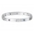 New Arrival Cartier Love Bracelet White Gold Colorful Diamonds B6036317