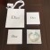 2018 Unique Style Dior J??ADIOR Unisex Retro Silver Logo Pattern Turquoise Green Open Adjustable Premium replica Bracelet
