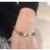 2019 Collection Christian Dior Amulette DAmour Vintage Brass Round-Star Charming Ladies Jewellery Set Bracelet/Necklace
