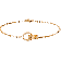 Replica Cariter Love Bracelet Yellow Gold Double Ring B6027100