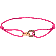 Replica Cariter Love Bracelet Double Ring Pink Gold and Brown Ceramic B6040100