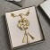 Divas Dream Flower Necklaces With Diamonds White Gold-Yellow Gold-Rose Gold Cheap
