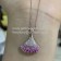 Divas Dream Necklace Pink Sapphires and Rose Gold Replica