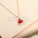 Divas Dream Small Necklace with Pave Diamonds Rose Gold Replica