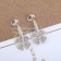 Fiorever Hoop Earrings White Gold with Pave Diamonds Luxury Designer Replica