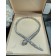 Serpenti Large Emerald and Diamond Necklace White Gold with Diamonds