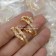 Serpenti Viper Earrings Rose Gold With Diamonds Replica