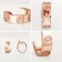 Cartier Love Clip Earrings With 2 Diamonds Rose Gold