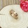Replica Cartier Love Ring In Pink Gold Set With 6 Diamonds