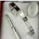 Cartier Semi-Open Love Bracelet White Gold 4 Diamonds