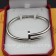 Premium replica Cartier Juste Un Clou Bracelet White Gold B6037615