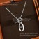 Price Online Replica Hermes Chaine DAncre Chain Pendant Necklace in Sterling Silver