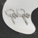 Worthy Hermes Women H LOGO Sterling Silver Earrings With Diamonds