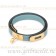 Hermes Rivale Double Wrap Bracelet Blue With Gold