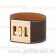 Hermes Kelly Dog Bracelet Brown With Gold