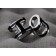 Lacquered Hermes Pop H Black Earrings in White Gold