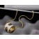 Hermes 3D Pop H logo Snake Bone White Necklace in Yellow Gold