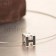 Hermes Cage dH Necklace Black in Lacquer With Gold