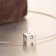 Hermes Cage dH Necklace White in Lacquer With Gold
