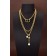 Hot Selling Christian Dior Females CD Navy Initial CD Logo White Pearl Pendants Yellow Gold Plated Multi-chain Necklace N1346CDNRS_D301