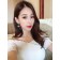 Quality Luxury Tiffany T Two Open Horizontal Bar Pendant Female Diamonds Necklace Rose Gold/ Yellow Gold / Silver 60991359