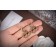 Latest Christian Dior CD Logo Initial Pendant Antique Brass Metal Females Diamonds Drop Earrings For Sale Online Replica