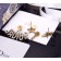 Low Price Dior Gold-tone JADIOR Motif Women Paved Diamonds Star Bee Asymmetric Stud Earrings Best Gift Replica