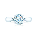 Best Selling Tiffany Harmony Ring Round Crystal Engagement Women Meet Fashion GRP06731