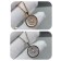 Messika Lucky Move Pave Diamond Necklace Rose Gold/White Gold