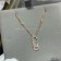 Messika Lucky Pave Diamond Necklace White Gold/Rose Gold