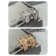 Messika Move Pave Hoop Diamond Earrings Rose Gold/White Gold