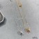 Messika Move Romane Diamond Necklace White Gold/Rose Gold
