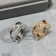 Messika Move Romane For Her Diamond Ring White Gold/Rose Gold