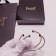 Piaget Possession Open Bangle Bracelet Black Ceramic Cabochons With Diamonds Rose Gold/White Gold
