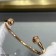 Piaget Possession Open Bangle Bracelet Rose Gold With Diamonds