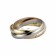 Popular Trinity De Cartier Small Ring White Gold/Yellow Gold/Pink Gold with Diamonds B4086100 Premium replica