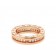B.zero1 1-Band Rose Gold Ring with Pave Diamonds