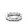 B.zero1 1-Band White Gold Ring with Pave Diamonds