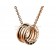 B.zero1 Rose Gold Pendant with Chain