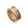 B.zero1 3-Band Beautiful Mistake Ring in Rose White and Yellow Gold
