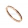 B.zero1 Bangle Bracelet in Rose Gold and Grey Cermet